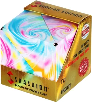 SHASHIBO Easter Limited Edition Shape Shifting Box - STEM Magnetic Fidget Cube That Transforms Into Over 70 Shapes, Download Fun in Motion Toys Mobile App (Cotton Candy)