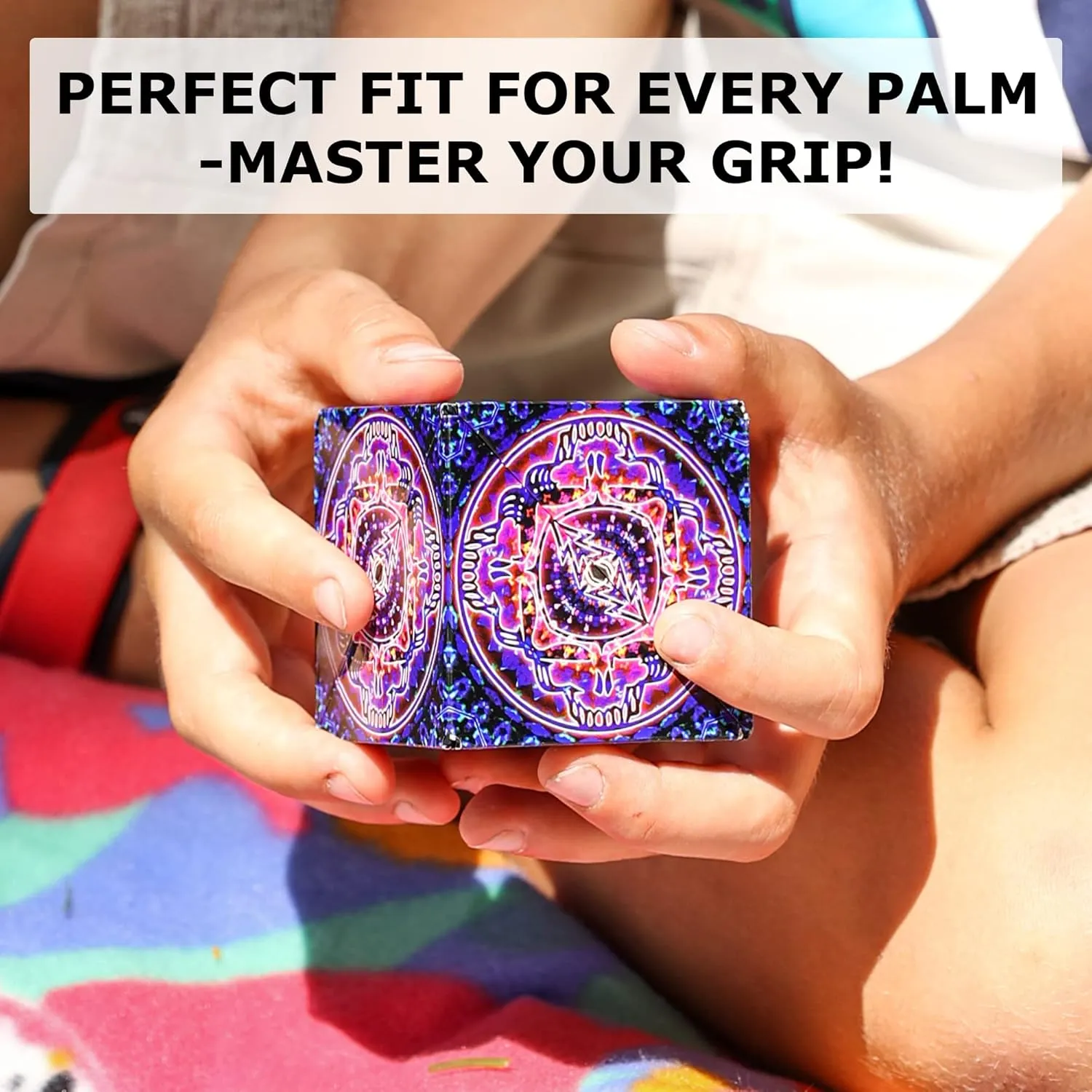 SHASHIBO Grateful Dead Shape Shifting Box - STEM Magnetic Fidget Cube That Transforms Into Over 70 Shapes, Download Fun in Motion Toys Mobile App (Dancing Bears)