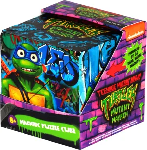 SHASHIBO Teenage Mutant Ninja Turtles Shape Shifting Box - STEM Magnetic Fidget Cube That Transforms Into Over 70 Shapes, Download Fun in Motion Toys Mobile App (Leo)