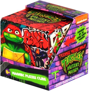 SHASHIBO Teenage Mutant Ninja Turtles Shape Shifting Box - STEM Magnetic Fidget Cube That Transforms Into Over 70 Shapes, Download Fun in Motion Toys Mobile App (Raphael)