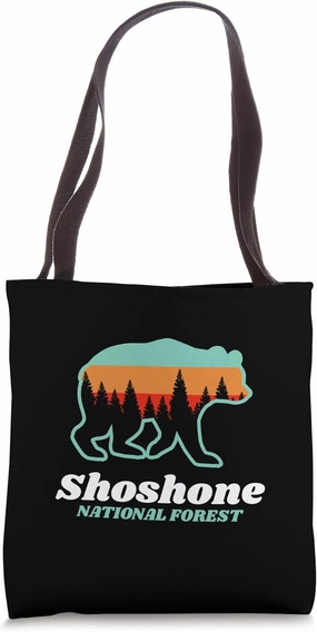 Shoshone National Forest Wyoming Bear Souvenir Tote Bag