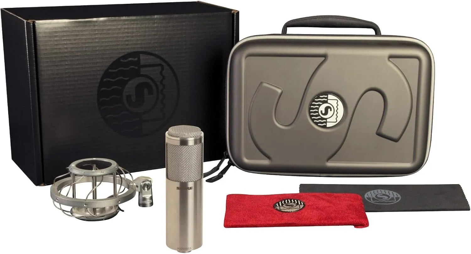 Shure KSM353/ED Premier BI-Directional Ribbon Microphone with Roswellite Ribbon Technology