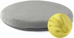 Sigmat Memory Foam Seat Cushion Anti-Slip Soft Round Stool Cushion Chair Pad 13 Inch Grey