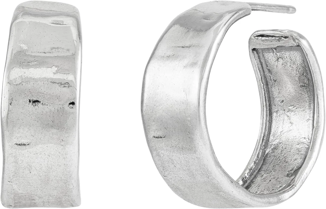 Silpada 'Playful' Sterling Silver Hoop Earrings