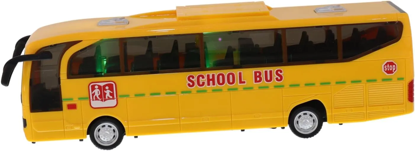 Simulated Car with Sound and Light Effects Educational Pull Back for Inertial Function Random Interactive Play for Development
