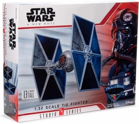 Skill 2 Model Kit Tie Fighter Episode IV – A New Hope (1977) Movie 1/32 Scale Model by AMT AMT1341