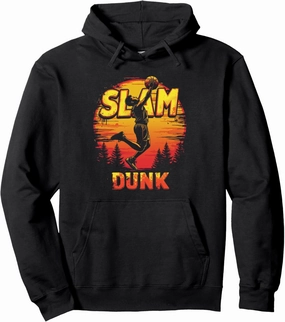 SLAM DUNK Basketball Silhouette Pullover Hoodie