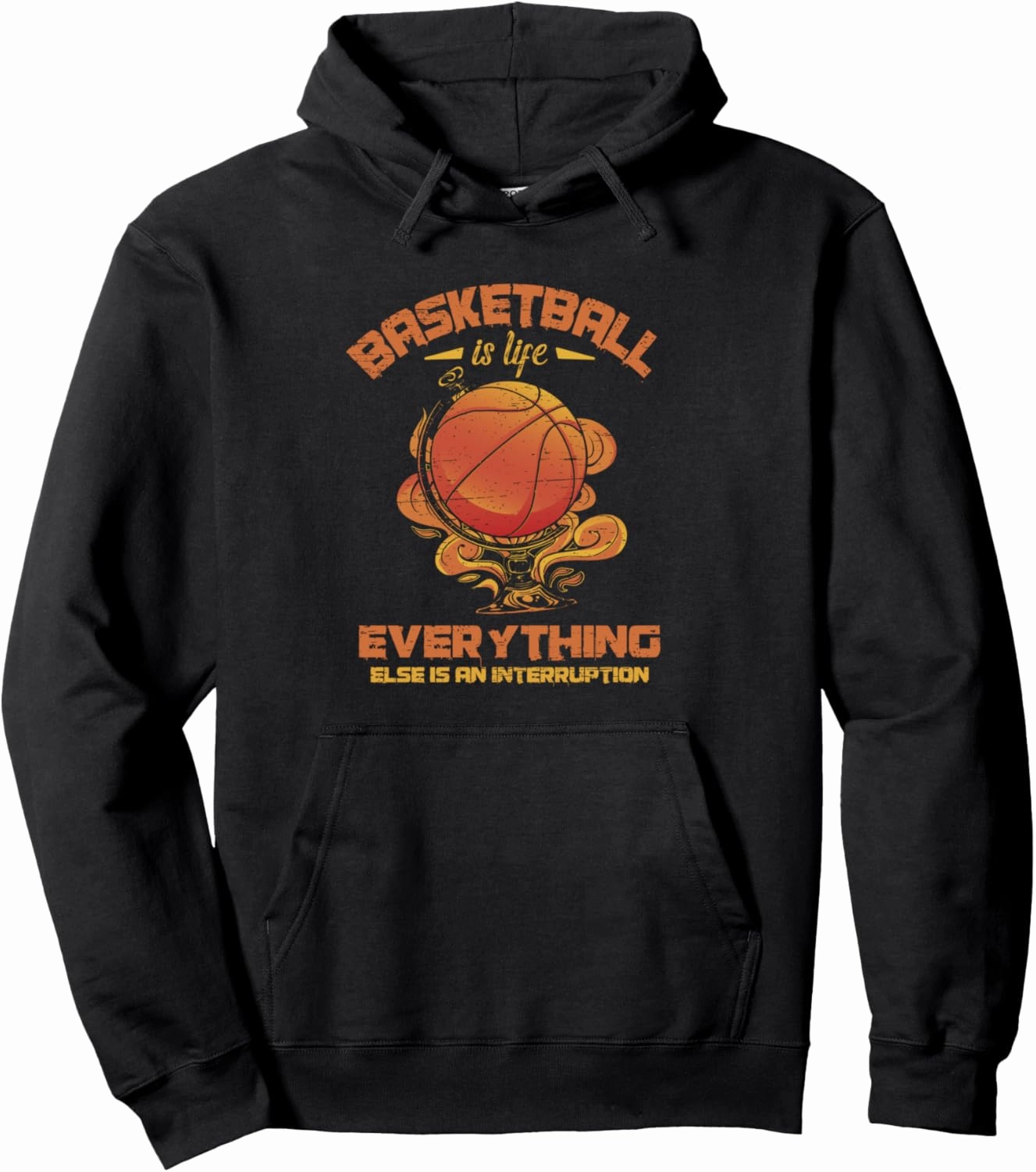 Slam Dunk Champion Basketball Player & Fan Essential Design Pullover Hoodie