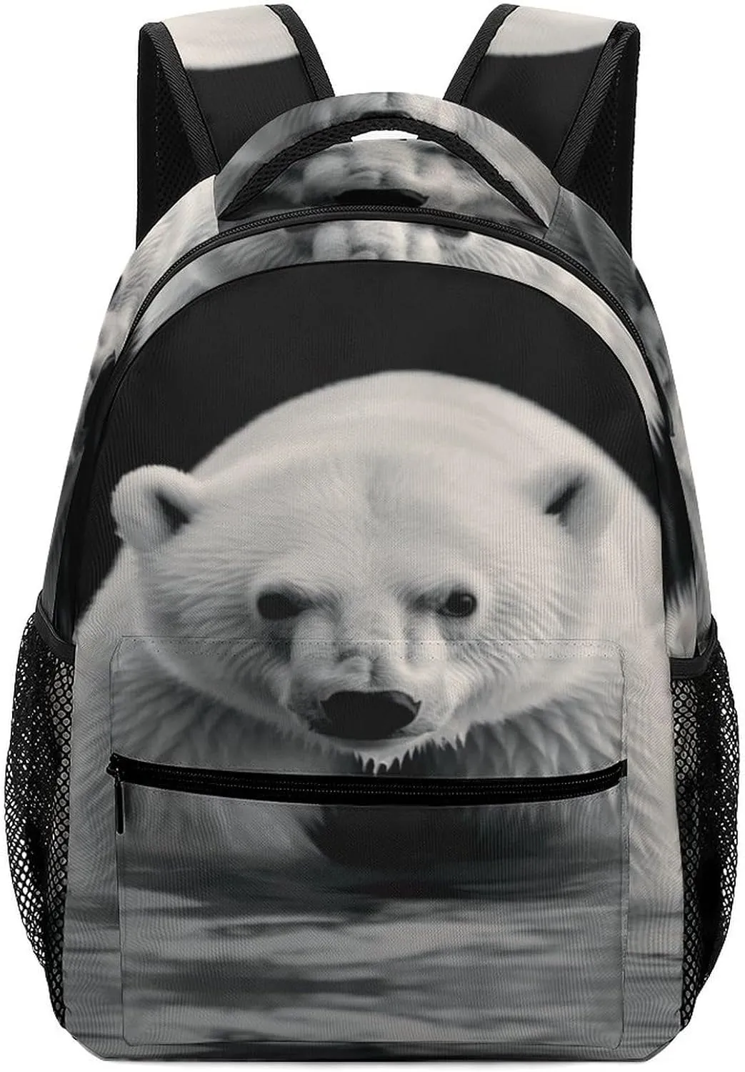 Small Backpacks Personalized Polar Bear Printing Travel Bag Lightweight Travel Backpack For Women Men