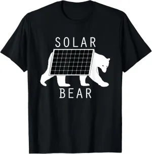 Solar Bear Shirt - Solar Energy Shirt - Polar Bear Shirt T-Shirt