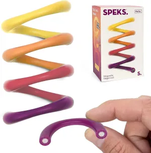 Speks Helix Magnetic Fidget Toy | Stress Relief Desk Toy for Adults & Teens 14  | Sensory Toy | Plasma