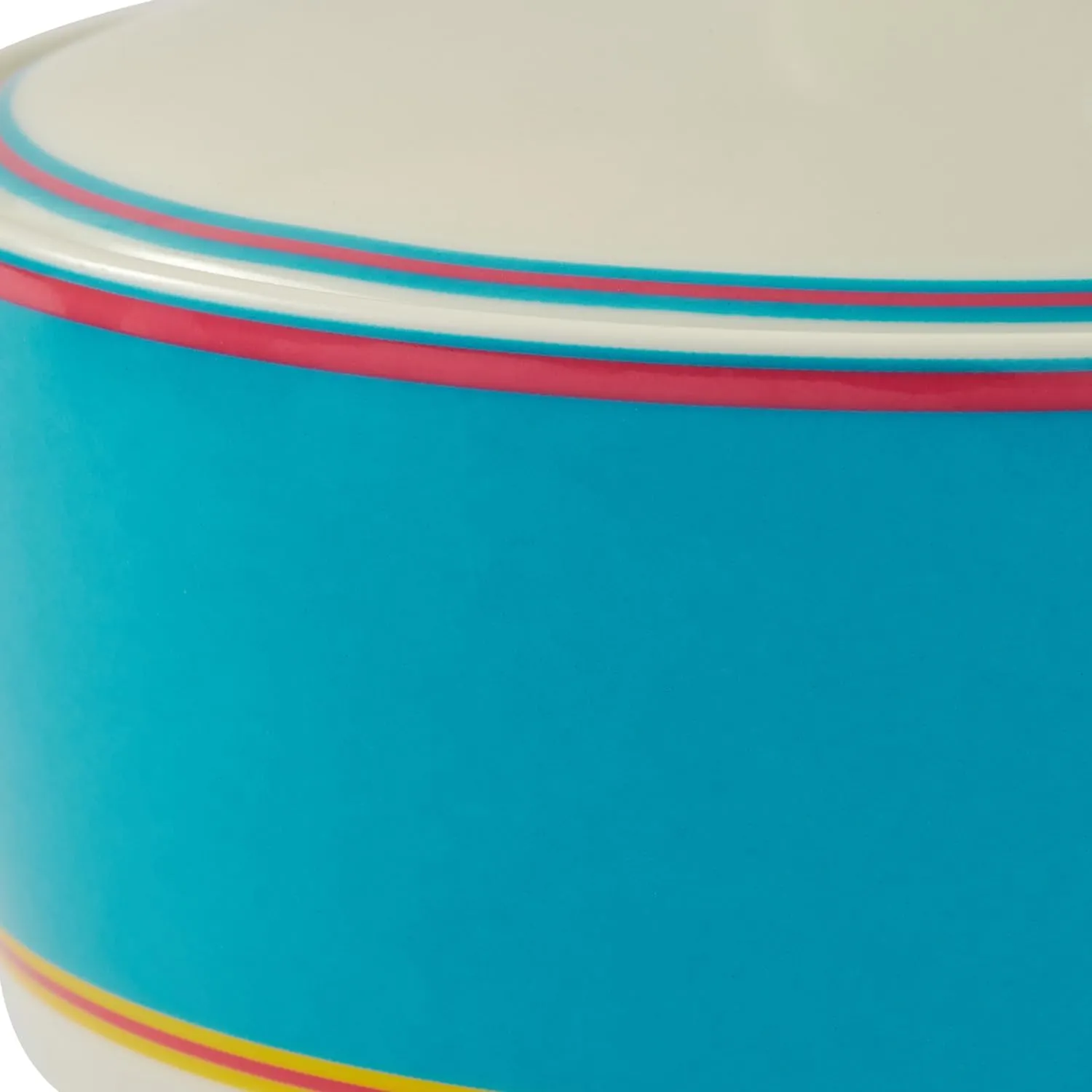 Spode Kit Kemp Calypso 12oz Sugar Bowl with Lid | Vibrant Turquoise | Porcelain | Dishwasher and Microwave Safe | For Tea and Coffee | Fabulous Gift | Home & Gathering Use