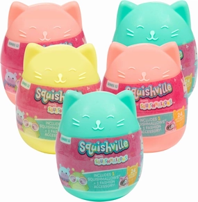 Squishmallows Squishville Series 12 Mini Mystery Plush (5 Pack) Value Pack Official Jazwares Plush - Collectible Soft & Squishy Blind Capsules - Styles May Vary - Gift for Boys, Girls & Kids