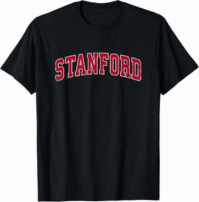 Stanford California CA Vintage Sports Design Red Design T-Shirt