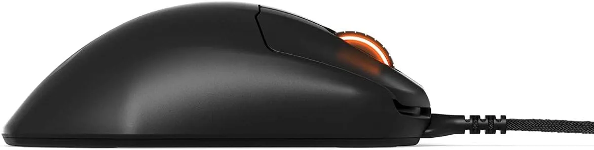 SteelSeries Esports FPS Gaming Mouse – Ultra Lightweight 69g – Prime Edition – 5 Programmable Buttons – 18K CPI TrueMove Pro Sensor – Magnetic Optical Switches – Customization - RGB Lighting – PC/Mac