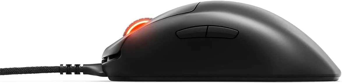 SteelSeries Esports FPS Gaming Mouse – Ultra Lightweight 69g – Prime Edition – 5 Programmable Buttons – 18K CPI TrueMove Pro Sensor – Magnetic Optical Switches – Customization - RGB Lighting – PC/Mac