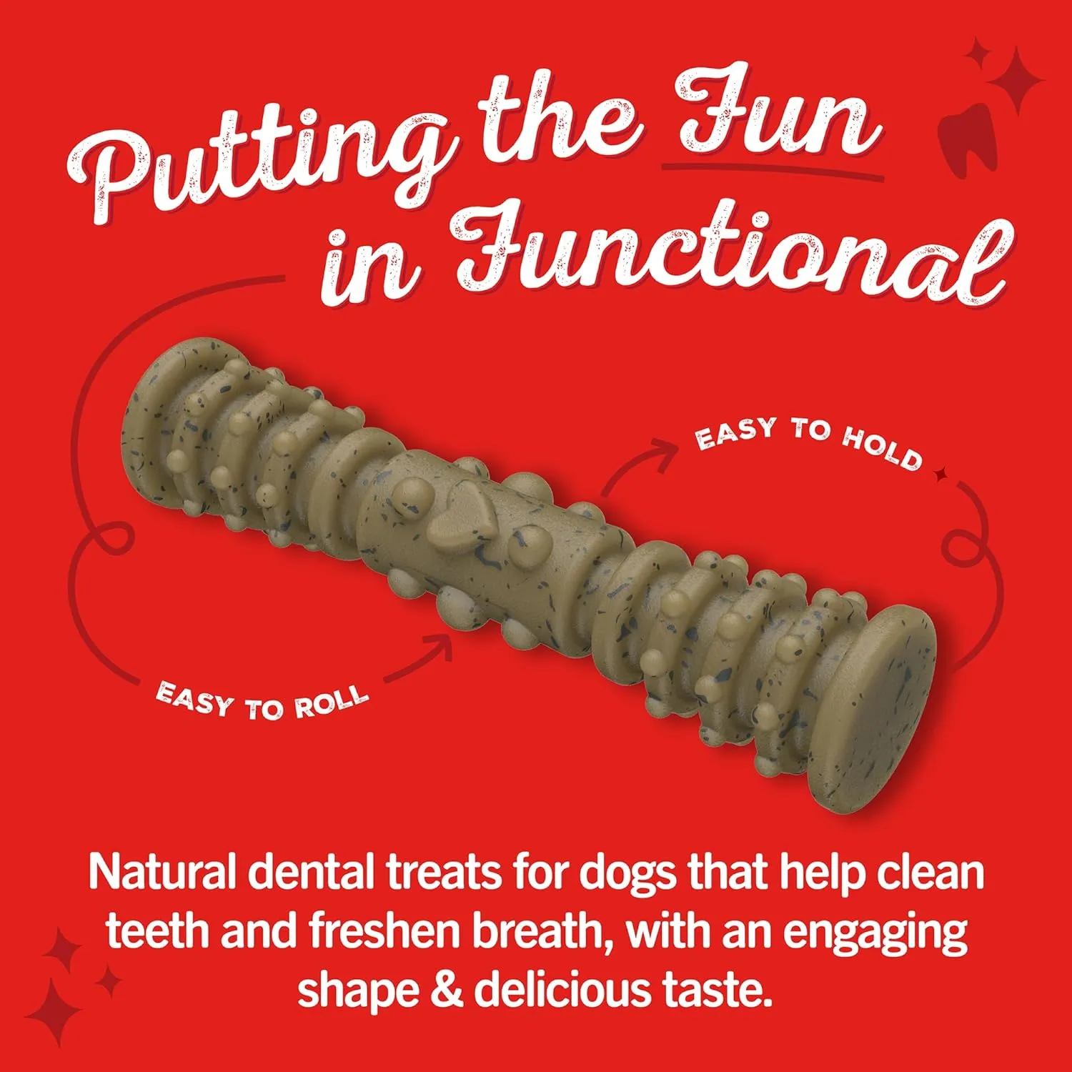 Stella & Chewy's Dental Delights with Freeze-Dried Chicken - Medium Dental Treats for Dogs, 23.2 Ounce Bag
