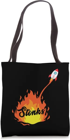 Stonks Private Device vs. Hedge Fond Tote Bag