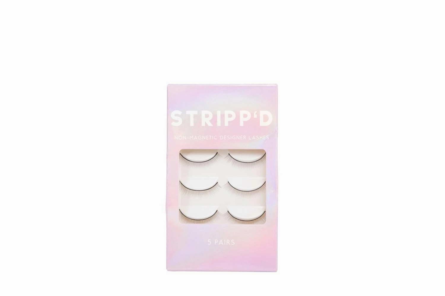 Stripp'd Non-Magnetic Designer Lashes by SoCal Beauty - 5 Pairs of Reusable Strip Lashes for Lash Artists, Customizable Faux Mink Lashes, 10-Wear Durability - Perfect with Designer Eyeliners