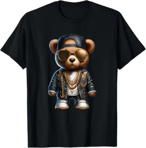 stylish bear with golden chains T-Shirt