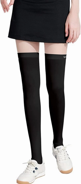 Summer Sun Protection Golf Socks UPF 50 ,Ice Silk Breathable Cool Long Thigh High Socks for School,Daily Wear,Cosplay.