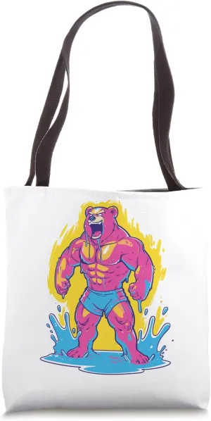 Super Gaiyan - Power Surge Gay Bear Tote Bag