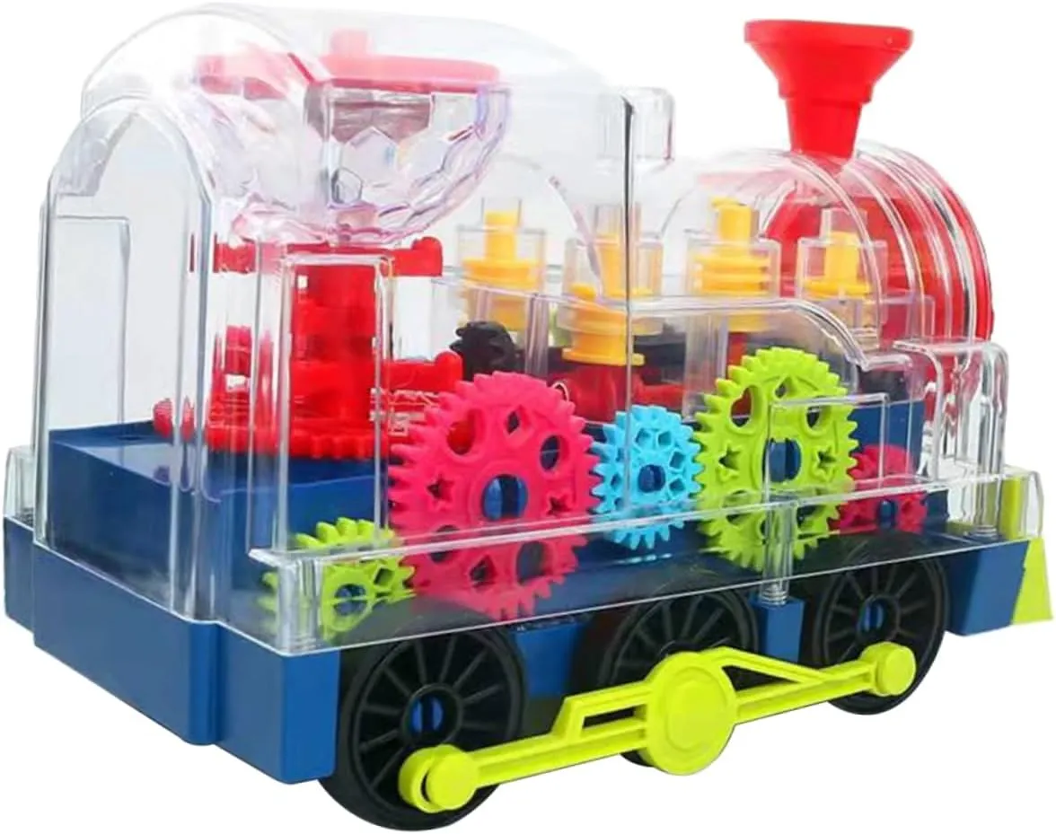 SUPVOX Train Electrical Model Plastic Colorful