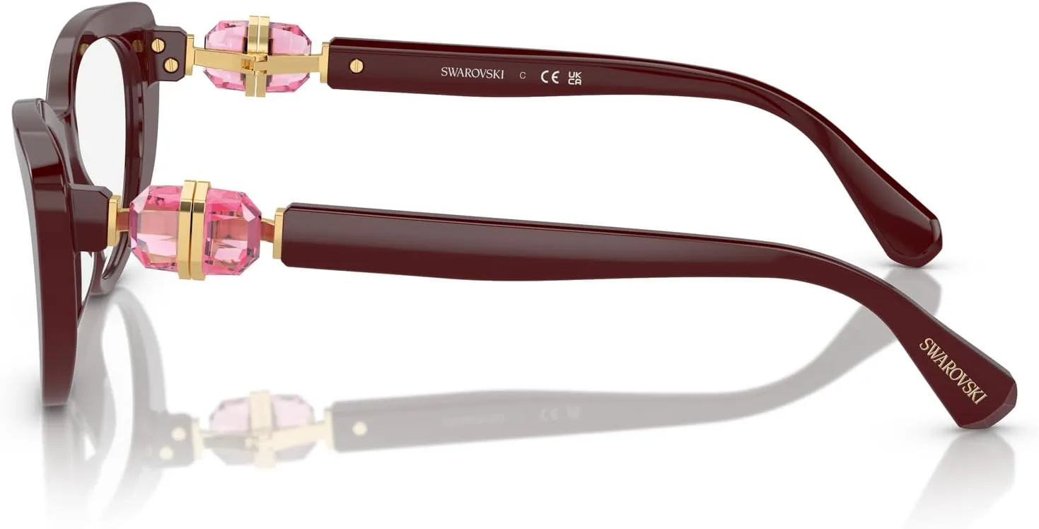 Swarovski Women's Sk2005 Cat Eye Prescription Eyewear Frames