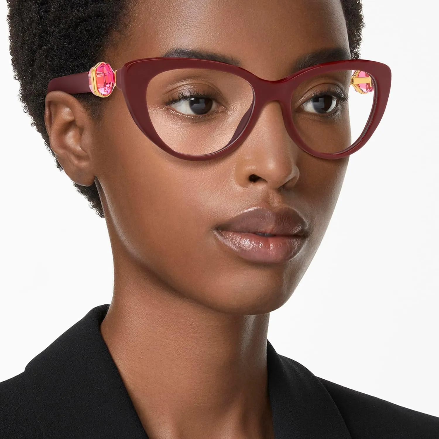 Swarovski Women's Sk2005 Cat Eye Prescription Eyewear Frames