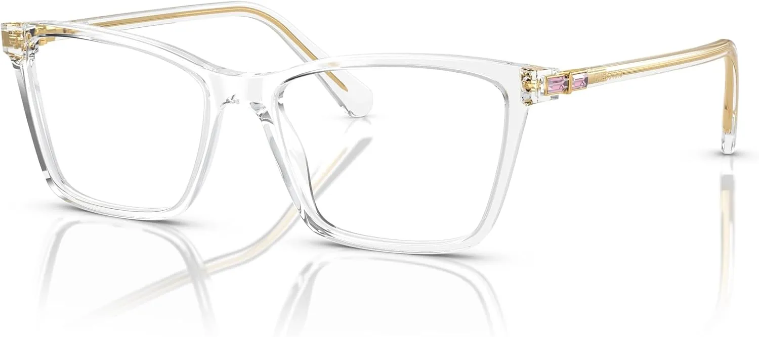Swarovski Women's Sk2015 Rectangular Prescription Eyewear Frames