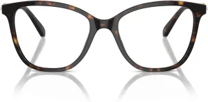 Swarovski Women's Sk2020f Low Bridge Fit Square Prescription Eyewear Frames