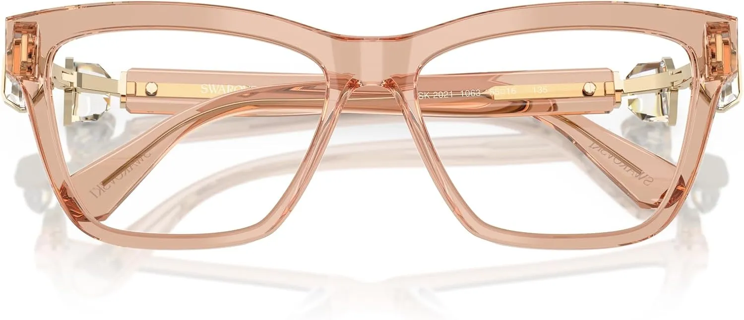Swarovski Women's Sk2021 Square Prescription Eyewear Frames