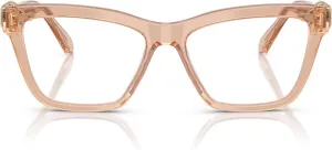 Swarovski Women's Sk2021 Square Prescription Eyewear Frames