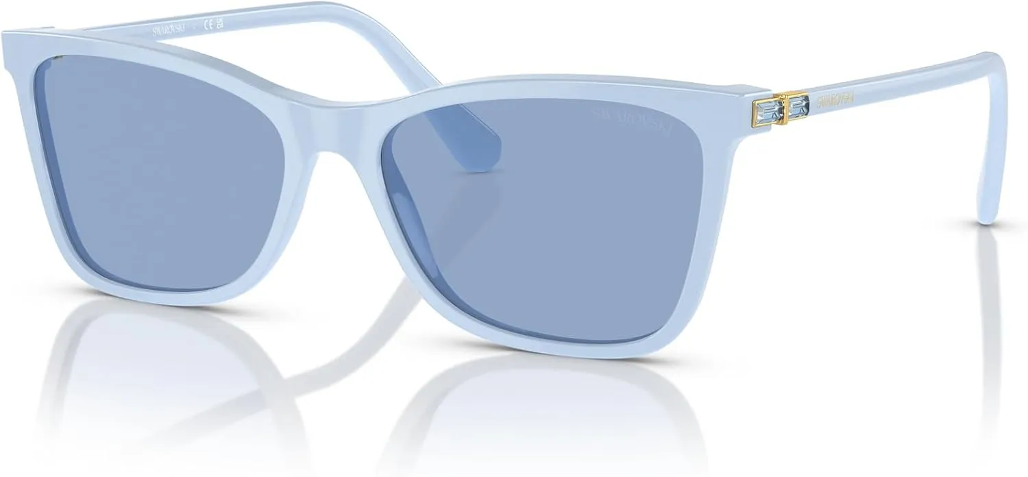 Swarovski Women's Sk6004 Rectangular Sunglasses