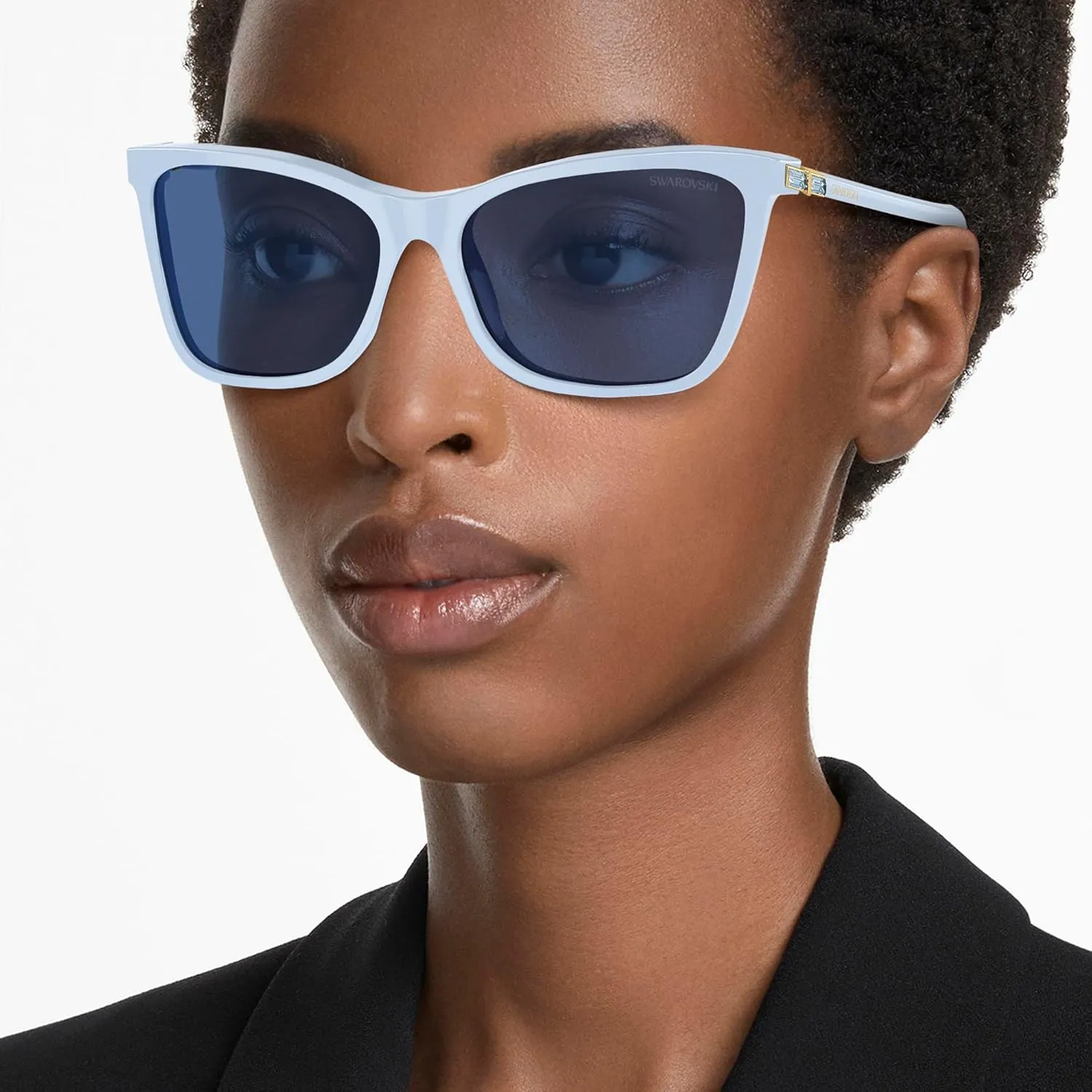 Swarovski Women's Sk6004 Rectangular Sunglasses