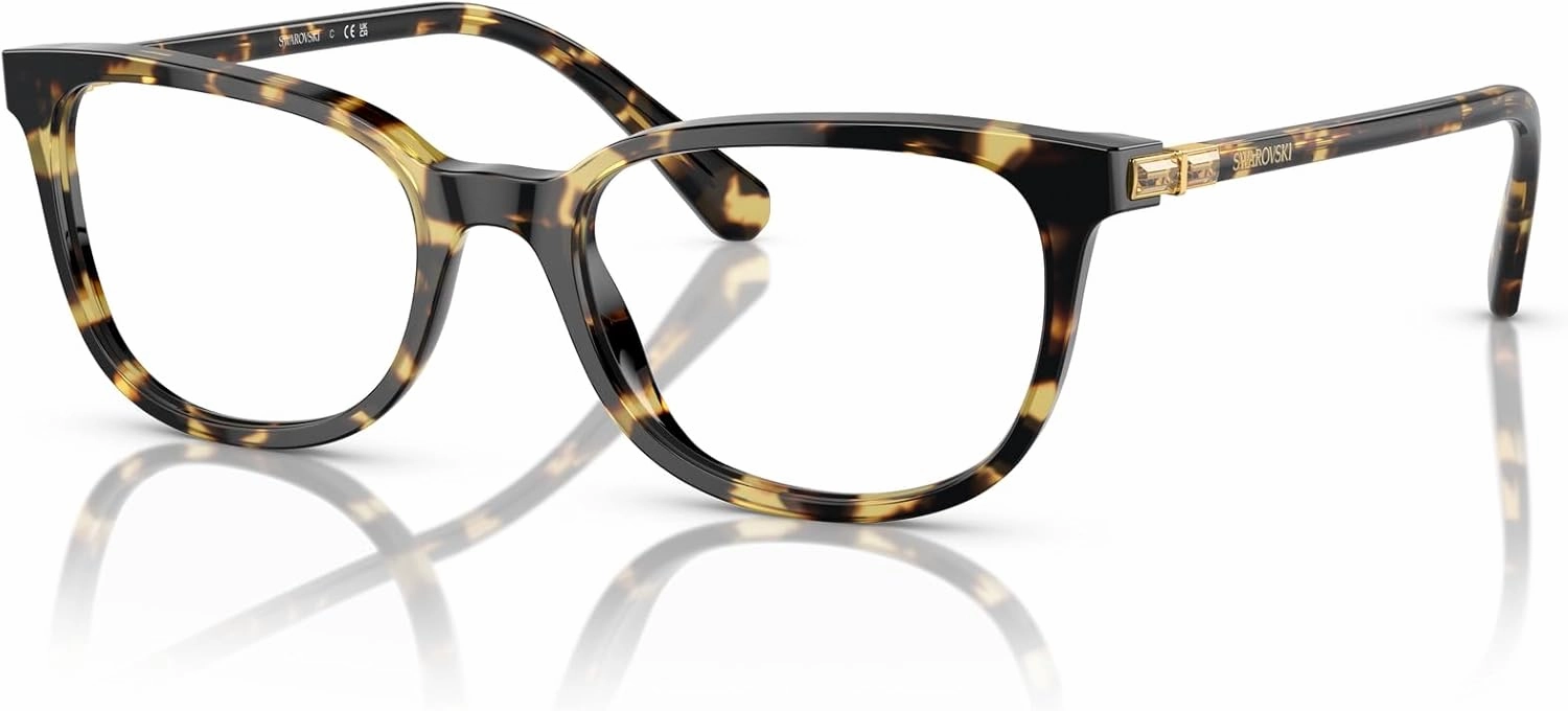 Swarovski Women's Sk2003 Rectangular Prescription Eyewear Frames