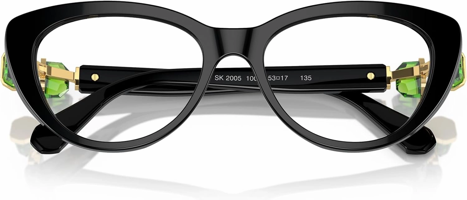 Swarovski Women's Sk2005 Cat Eye Prescription Eyewear Frames