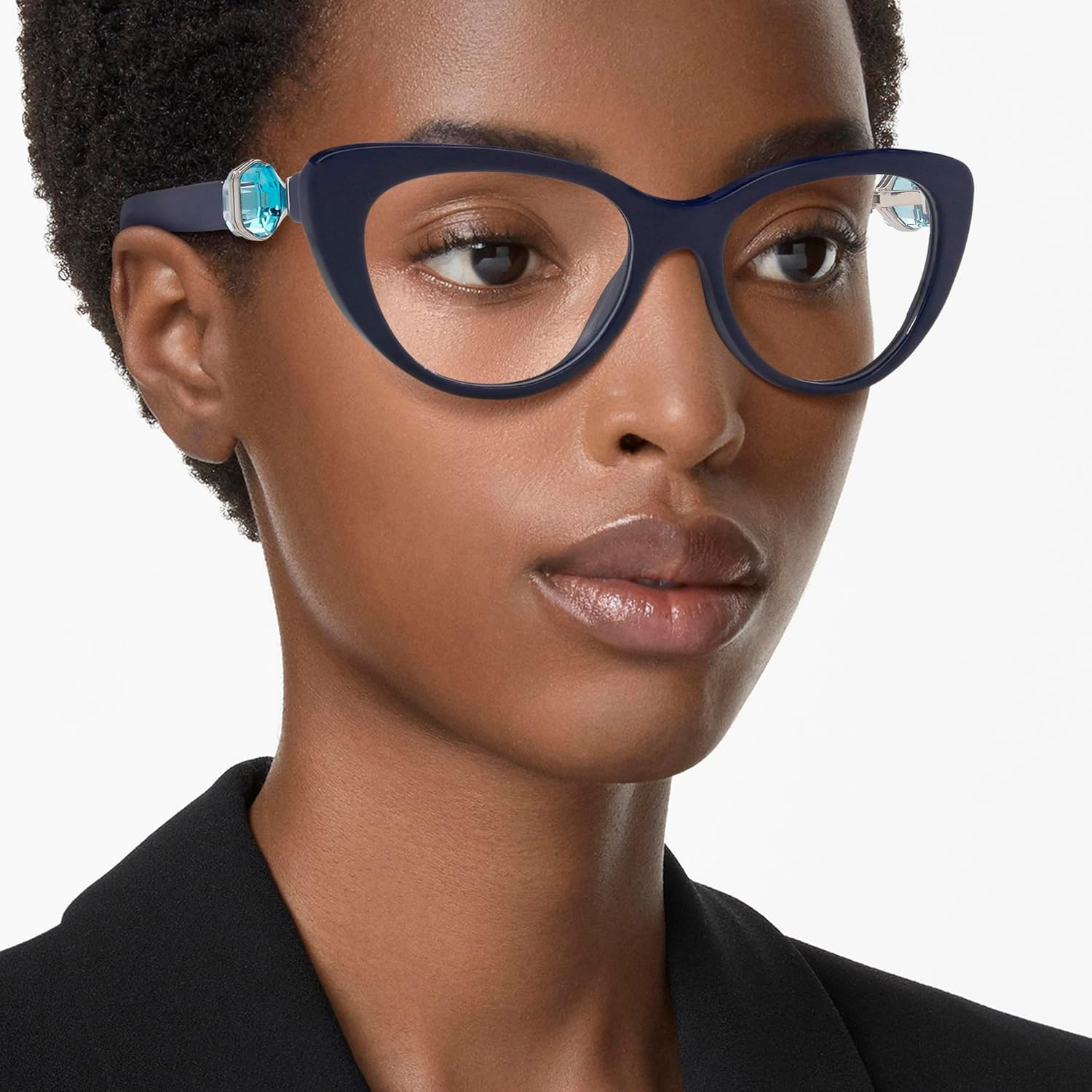 Swarovski Women's Sk2005 Cat Eye Prescription Eyewear Frames