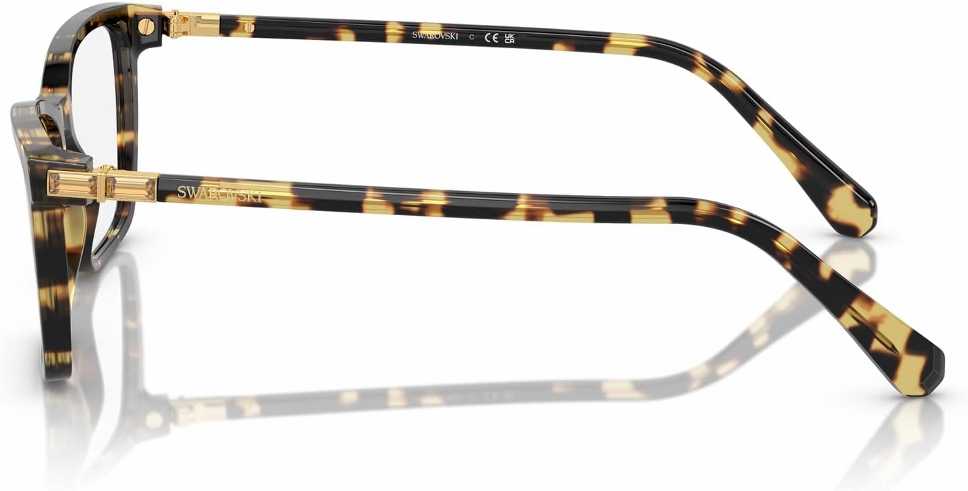 Swarovski Women's Sk2015 Rectangular Prescription Eyewear Frames
