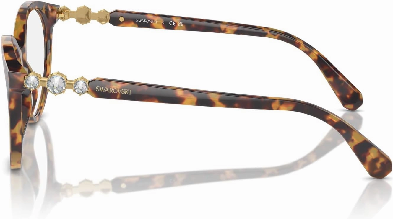 Swarovski Women's Sk2019 Round Prescription Eyewear Frames