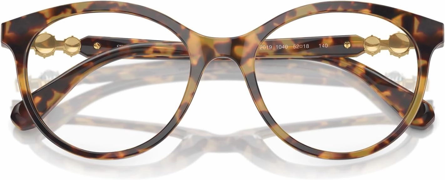 Swarovski Women's Sk2019 Round Prescription Eyewear Frames