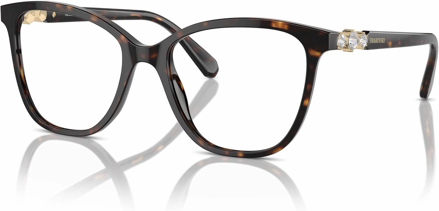 Swarovski Women's Sk2020 Square Prescription Eyewear Frames