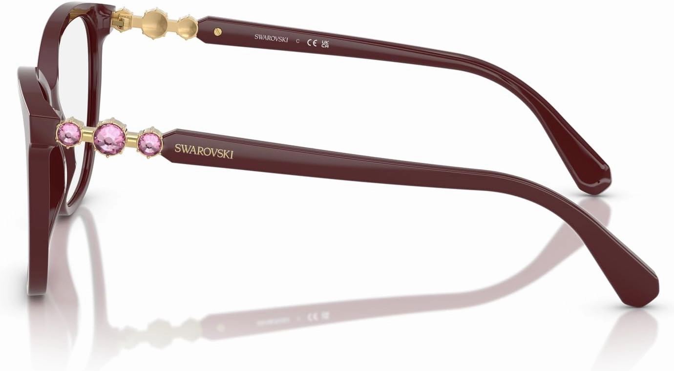 Swarovski Women's Sk2020 Square Prescription Eyewear Frames