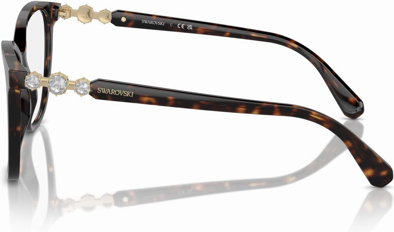 Swarovski Women's Sk2020 Square Prescription Eyewear Frames