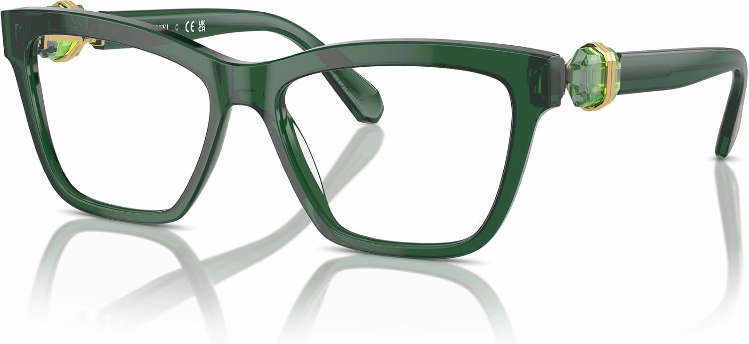 Swarovski Women's Sk2021 Square Prescription Eyewear Frames