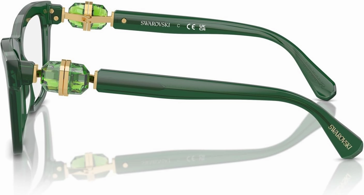 Swarovski Women's Sk2021 Square Prescription Eyewear Frames