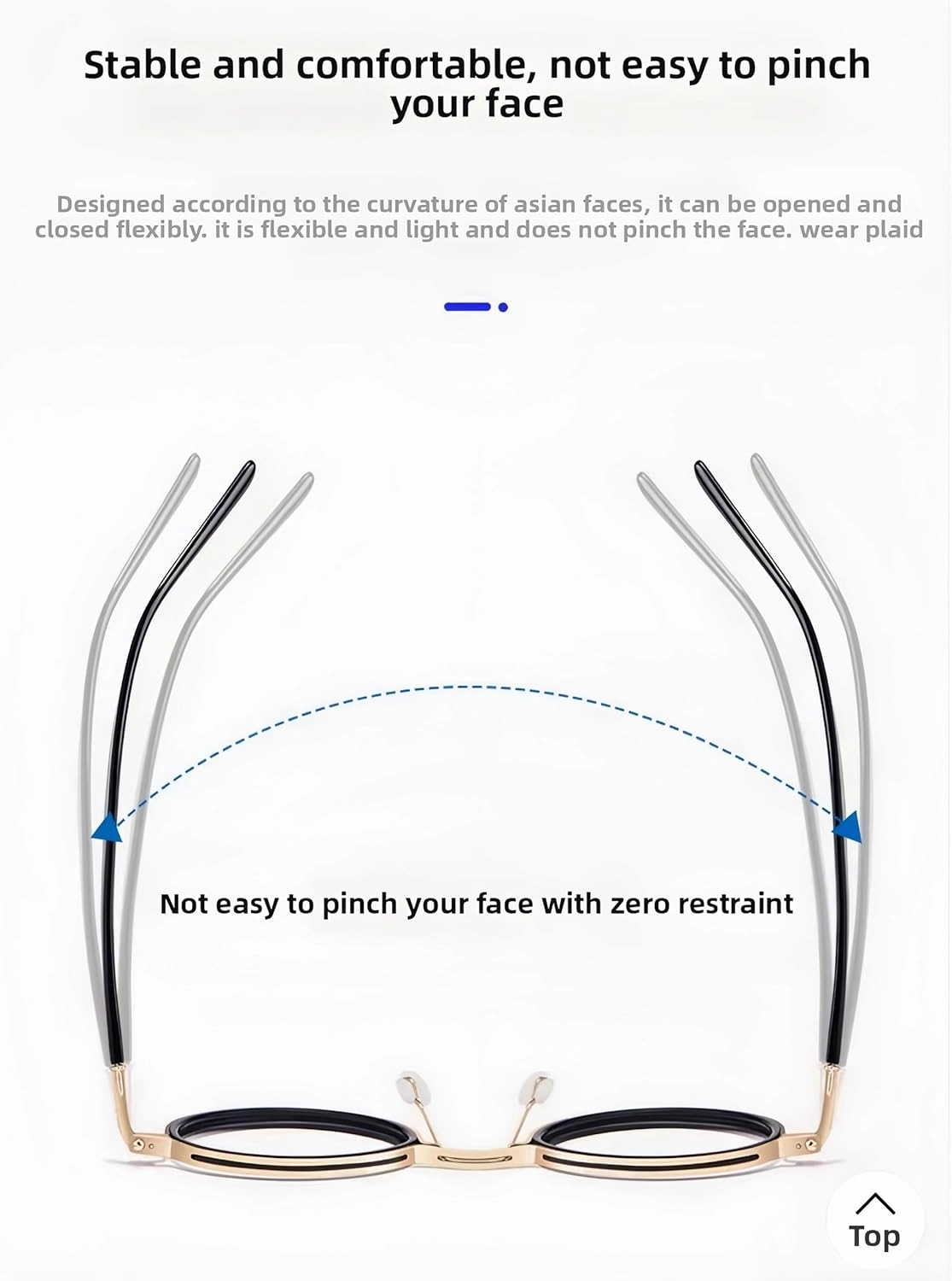 Tate Retro Titanium Acetate Prescription Glasses Frame，Luxury Round Eyeglasses with Blue Light Lenses 48-24-148mm