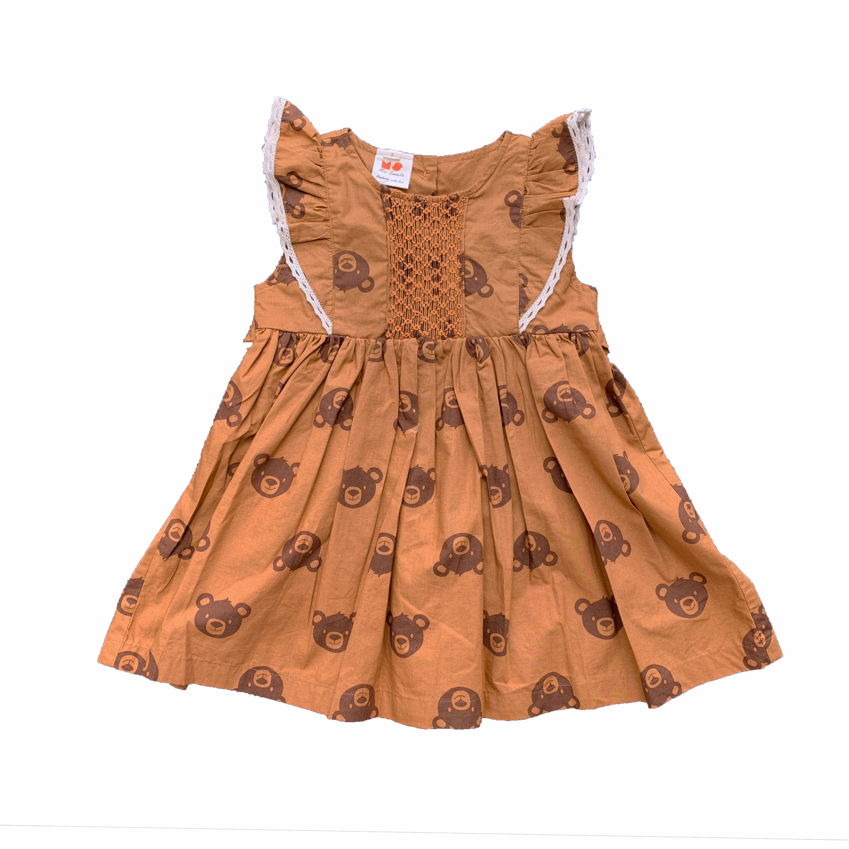 Teddy Bear Smocked Dress
