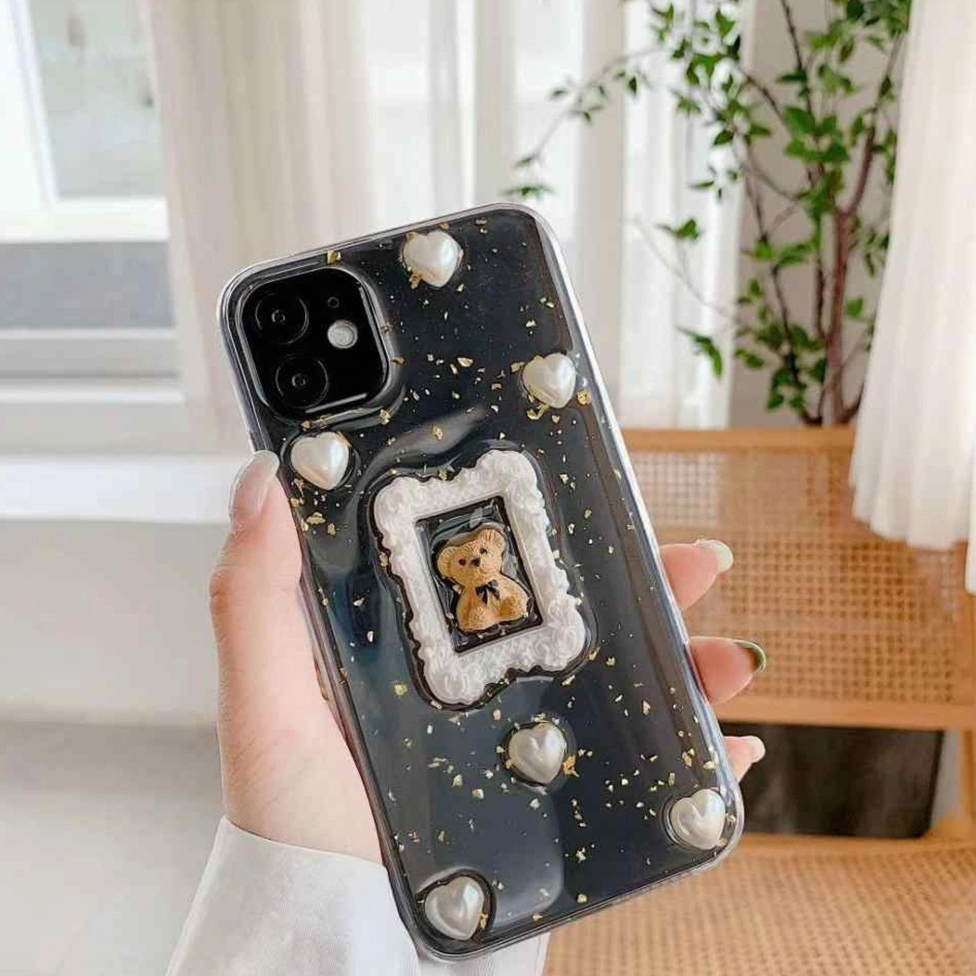 Teddy Frame Transparent TPU Case