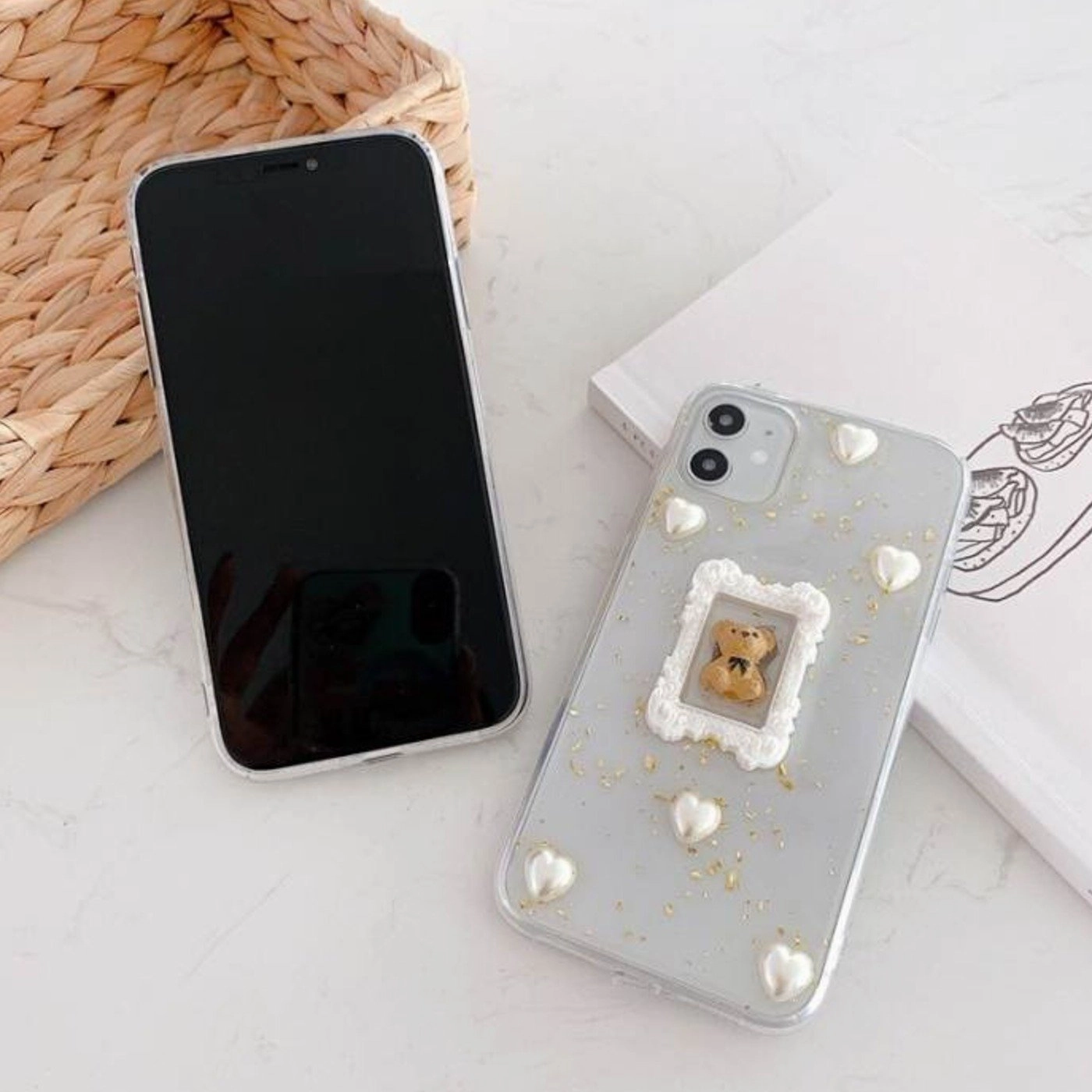 Teddy Frame Transparent TPU Case